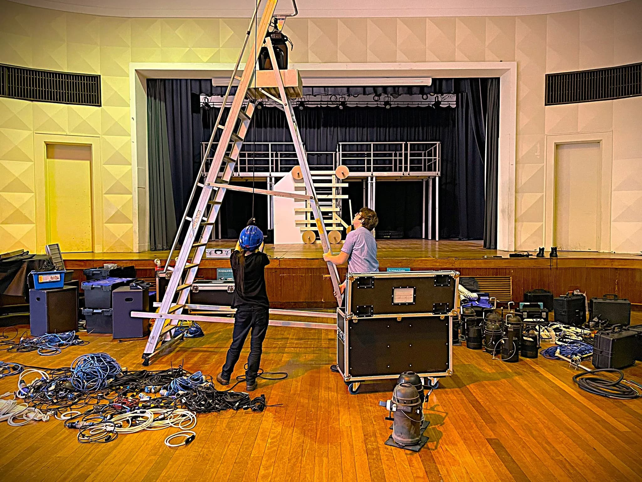 The stage is set... almost! 