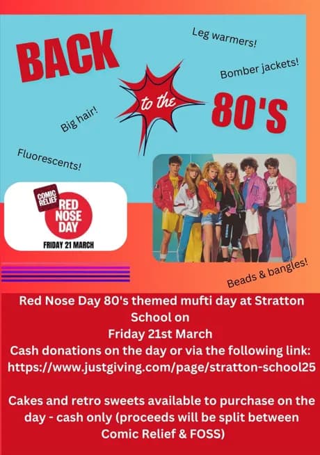 Red Nose Day - Get Your 80s Groove On!