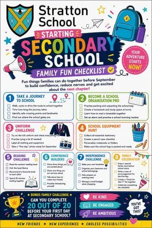 Get Ready for September - New Year 7s